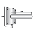 SEM - SEM4340/90 STAFFA A MURO PER ARMATURE