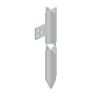 SEM - SEM502 PALO CROCE ZINC. 50X5MM 150CM