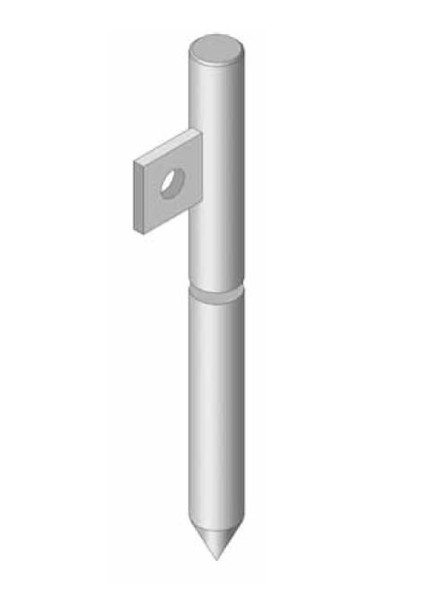 SEM - SEM802 PALO D 20X1500 MM. ZINCATO