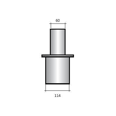 SEM - SEMCDC120 CODOLO DI RIDUZIONE DM. 120-60