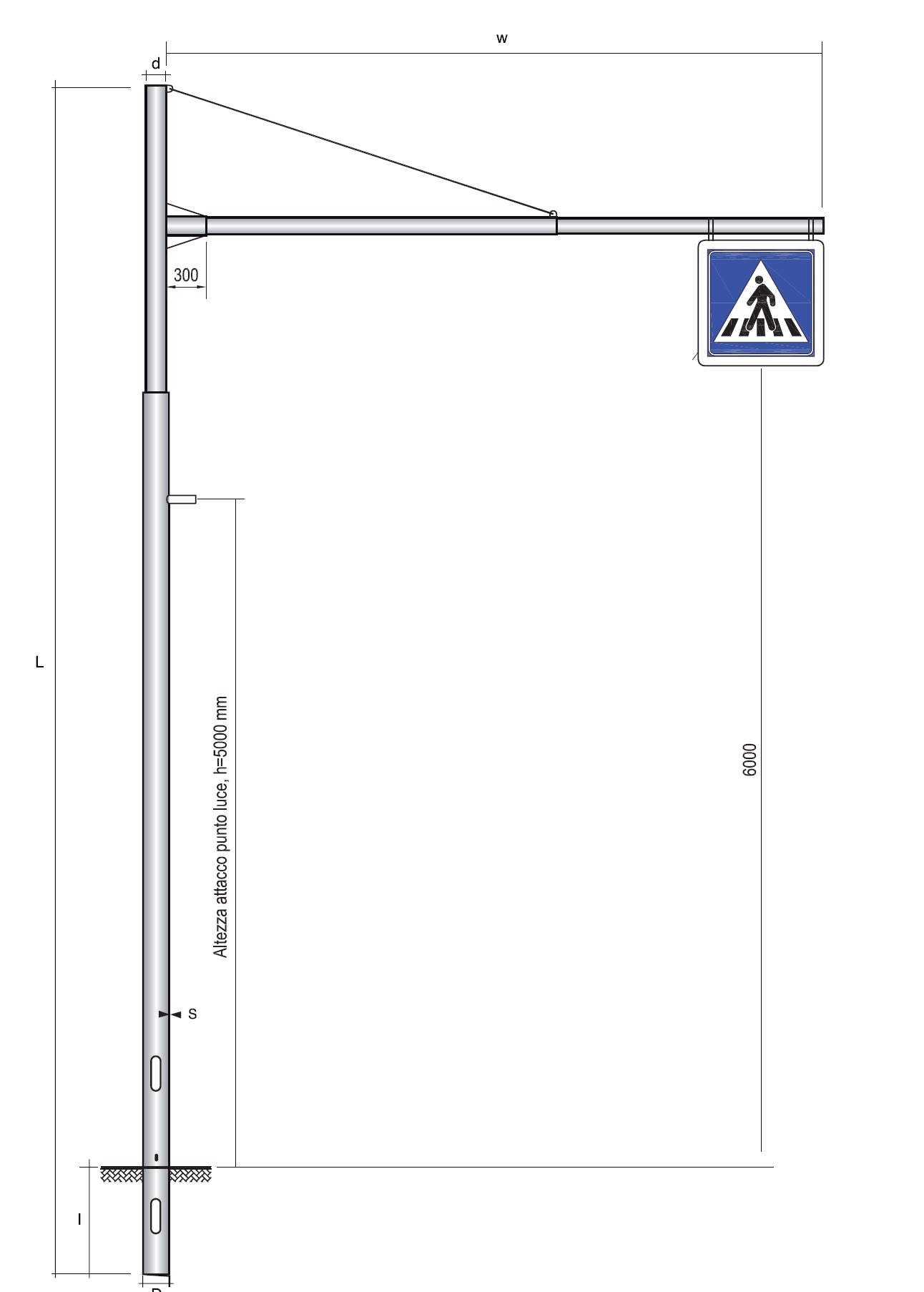 SEM - SEMPRSP89/40 PALO RASTREMATO H.TOT. 890 CM. W 400 CM.