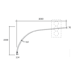 SEM - SEMSBS2230 BRACCIO SINGOLO A=2200 - L= 3000 MM.