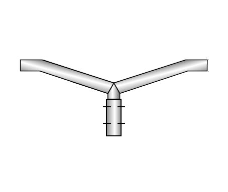 SEM - SEMTD150150 TESTA PALO DOPPIO L=1500 INCL. 15/0