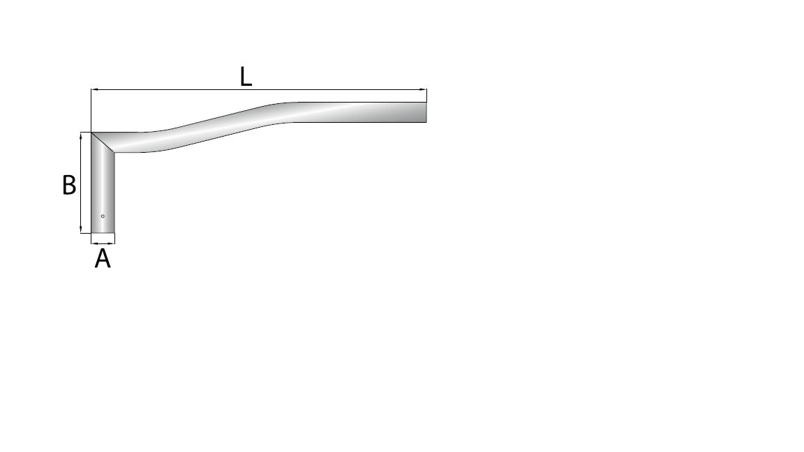 SEM - SEMTDON30100 TESTA PALO DOPPIO ONDA A=300 L=1000