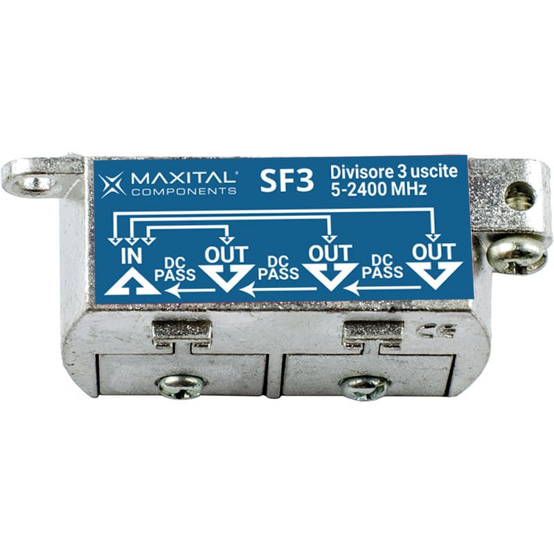 FTE MAXIMAL ITALIA S FTESF3 SF3 DIVISORE PLUG IN 3 VIE 5/2400MHZ-CC