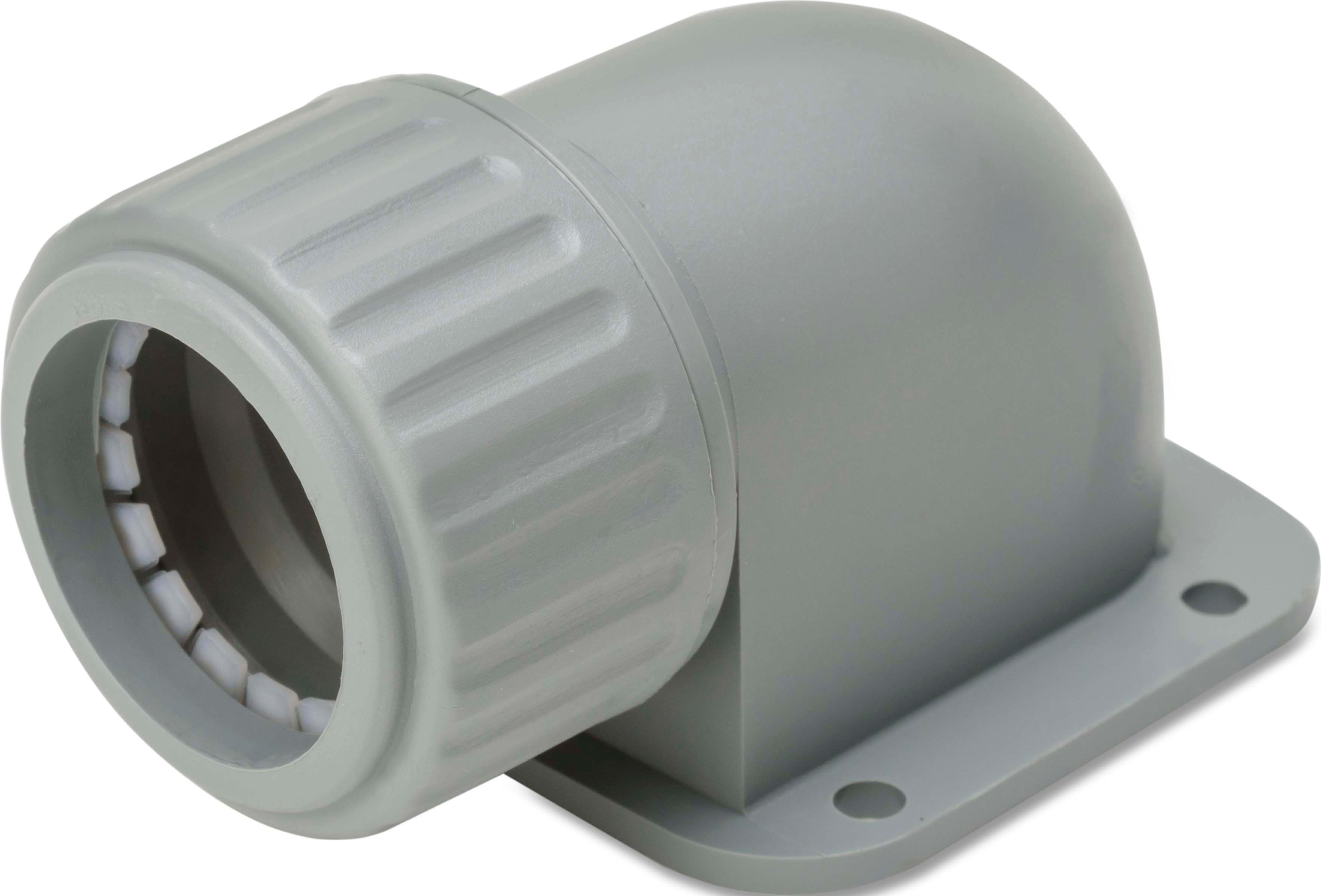 DIETZEL - DIE043019 Winkel mit Flansch, A 63 mm, IP65, Poly