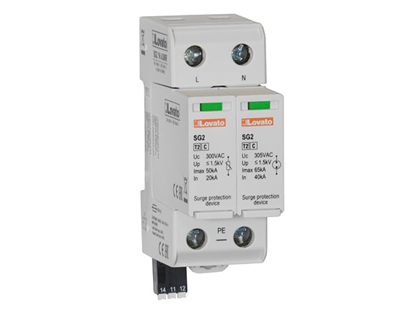 LOVATO LOVSG21NA300R SCARICATORE DI SOVRAT. TIPO 2 1P+N +R.C.