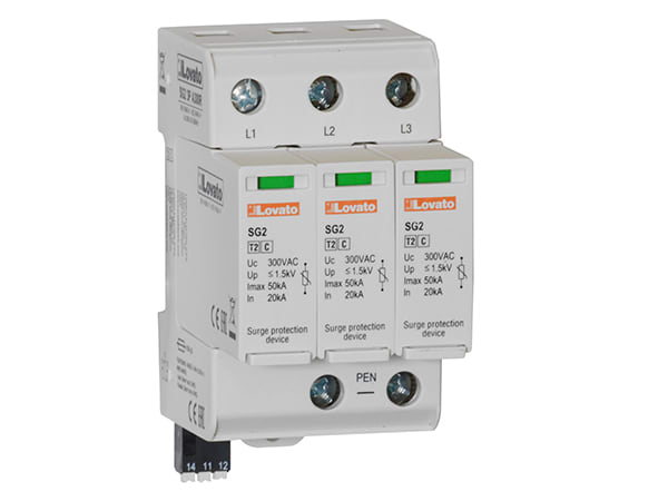 LOVATO LOVSG23PA300R SCARICATORE DI SOVRAT. TIPO 2 3P +R.C.
