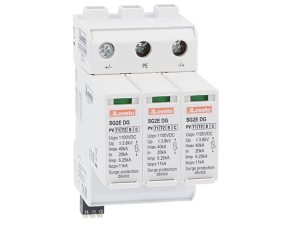 LOVATO LOVSG2EDGK10M3R SCARICAT. SOVRAT. TIPO 1-2 1100DC+CR
