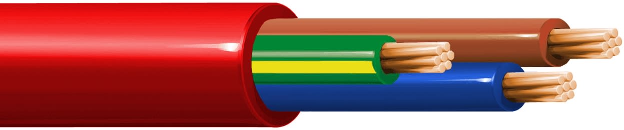 ITC INDUSTRIA TECNIC - ITCSH315REM100 SH 3G1,50 MULTIPOL.NO SCH.SILIC.ROSSO M.