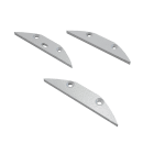 ROSSINI RSSSHA002B TESTATE TERMINALI BIANCHE 3PZ