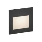 ROSSINI - RSSSHO001QGLASSN SEGNAPASSO QUADRATO IN VETRO NERO LED 1,