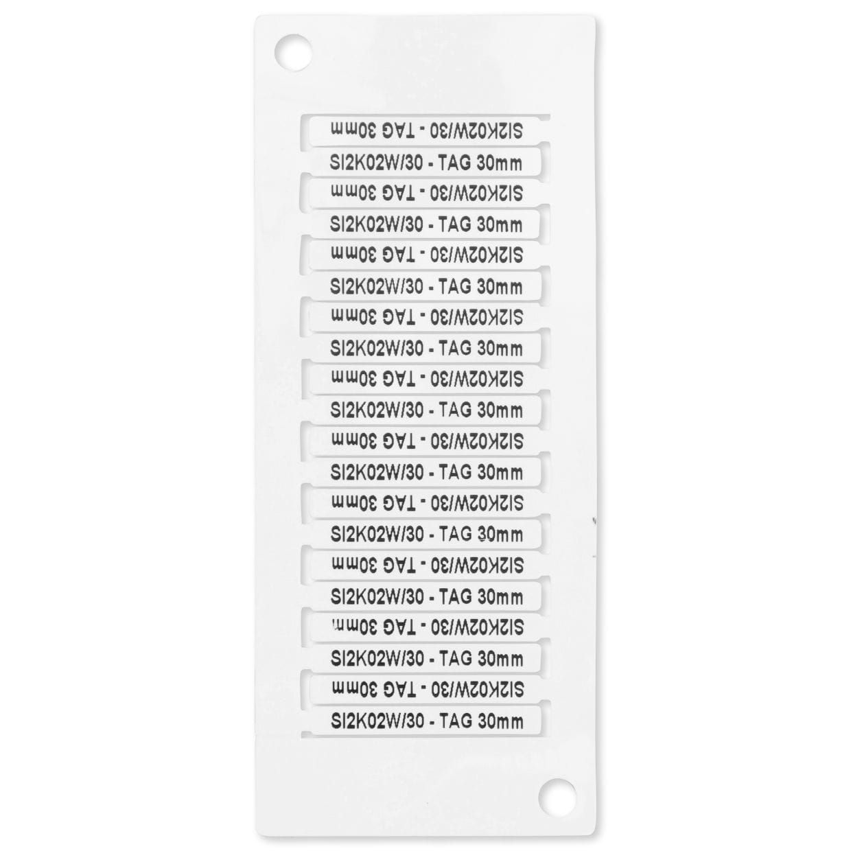 GRAFOPLAST SRL - GRASI2K02W/30MC TESSERA TUBETTO CAVI BIANCO 30X4 2000PZ