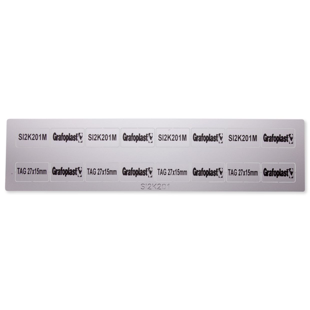 GRAFOPLAST SRL - GRASI2K201M T. PULSANTI 27X15MM METAL PMMA 192PZ
