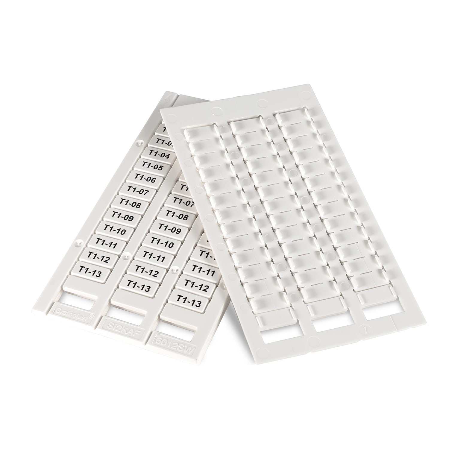 GRAFOPLAST SRL - GRASI2KAF6012SWHF T. MORSETTI BIANCO HF ENTRELEC 12X6 858P