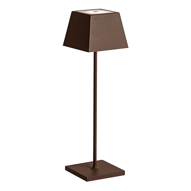 ROSSINI RSSSIE003CO LAMPADA DA TAVOLO PORTATILE CORTEN LED 2