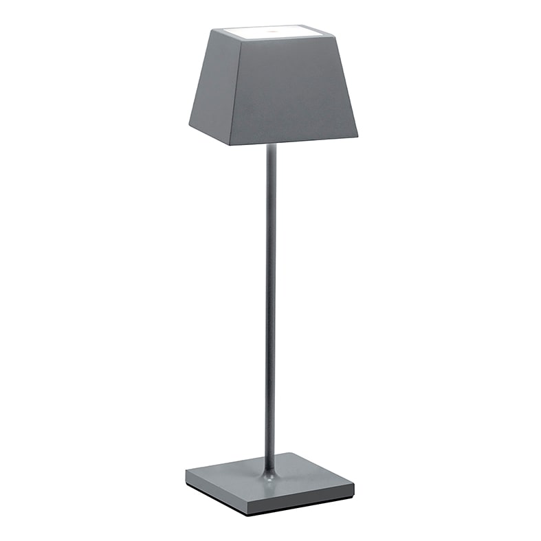 ROSSINI RSSSIE003GR LAMPADA DA TAVOLO PORTATILE GRIGIA LED 2