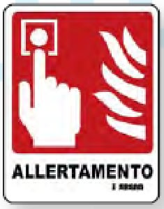 SIRENA - SIR55325 CARTELLO ALLERTAMENTO