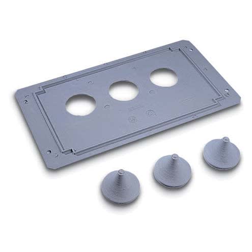 CONCHIGLIA - CON095766507 Acc. per Serie CVHP - Setto inferiore in bachelite, con passacavi