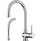 RUBINETTERIA PAFFONI - PFFSK185CR MIX LAVELLO DOCCETTA ESTRAIBILE STICK