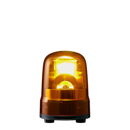 PATLITE EUROPE GMBH PMHSKH-M2TB-Y Segnalatore rotativo ambra, 12-24VDC, 100mm, buzzer, IP23/65