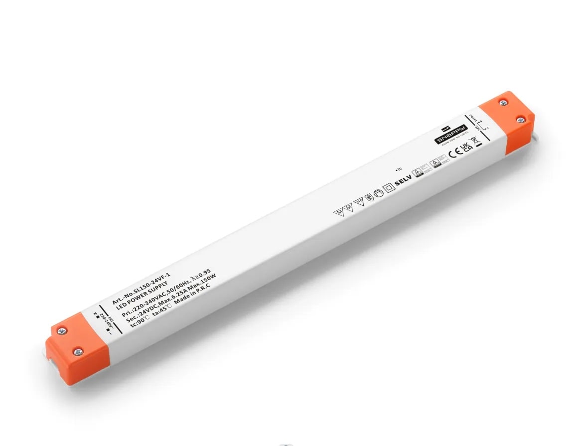 DIGIMAX SRL - DIXSL150-24VF-1 DRIVER LED 24V 6.25A 150W 320X30X18.2MM