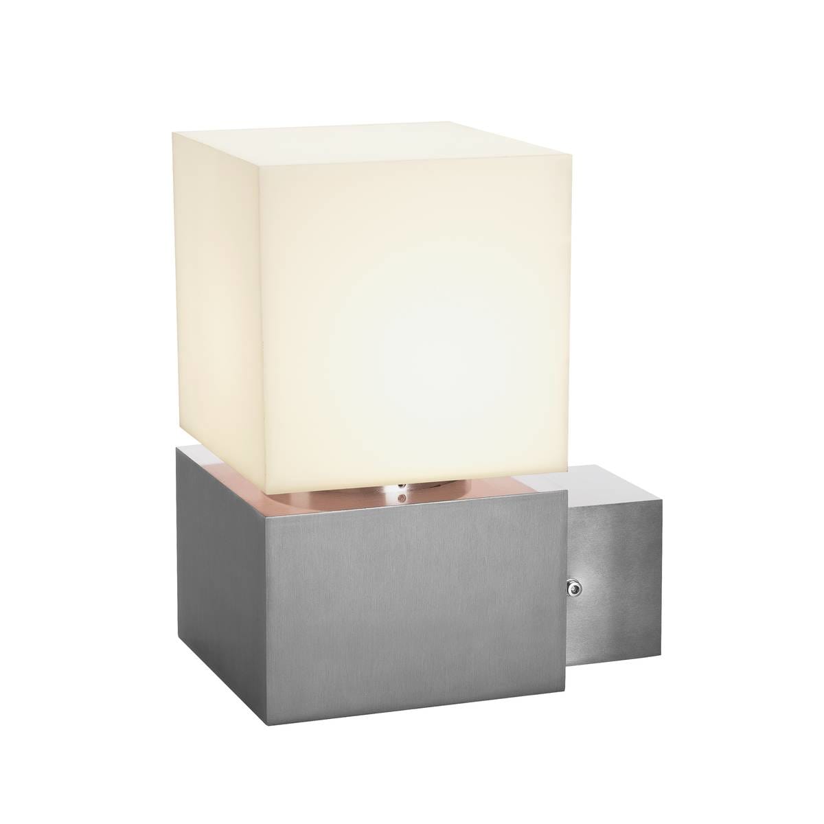 SLV ITALIA SRL SLV1000336 SQUARE WALL, E27, PARETE, OUTDOOR ACCIAI