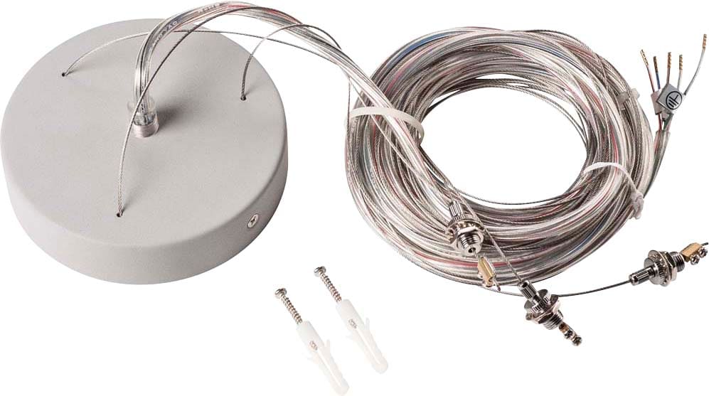 SLV ITALIA SRL - SLV1001951 MEDO SOSPENSIONE 5 M, GRIGIO ARGENTO