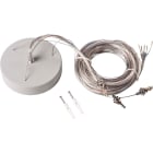 SLV ITALIA SRL SLV1001951 MEDO SOSPENSIONE 5 M, GRIGIO ARGENTO
