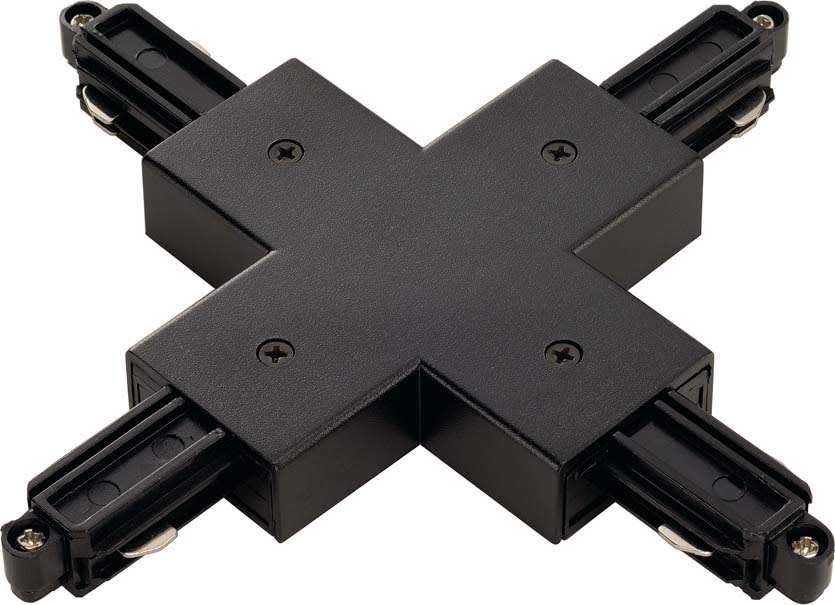 SLV ITALIA SRL - SLV143160 RACCORDO A X, PER BINARIO MONOFASE, NERO