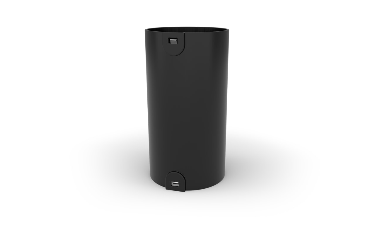 PM FLEX SRL - PMPSML40N RACCORDO + CLIP IP65 ANTIUV NERO D40