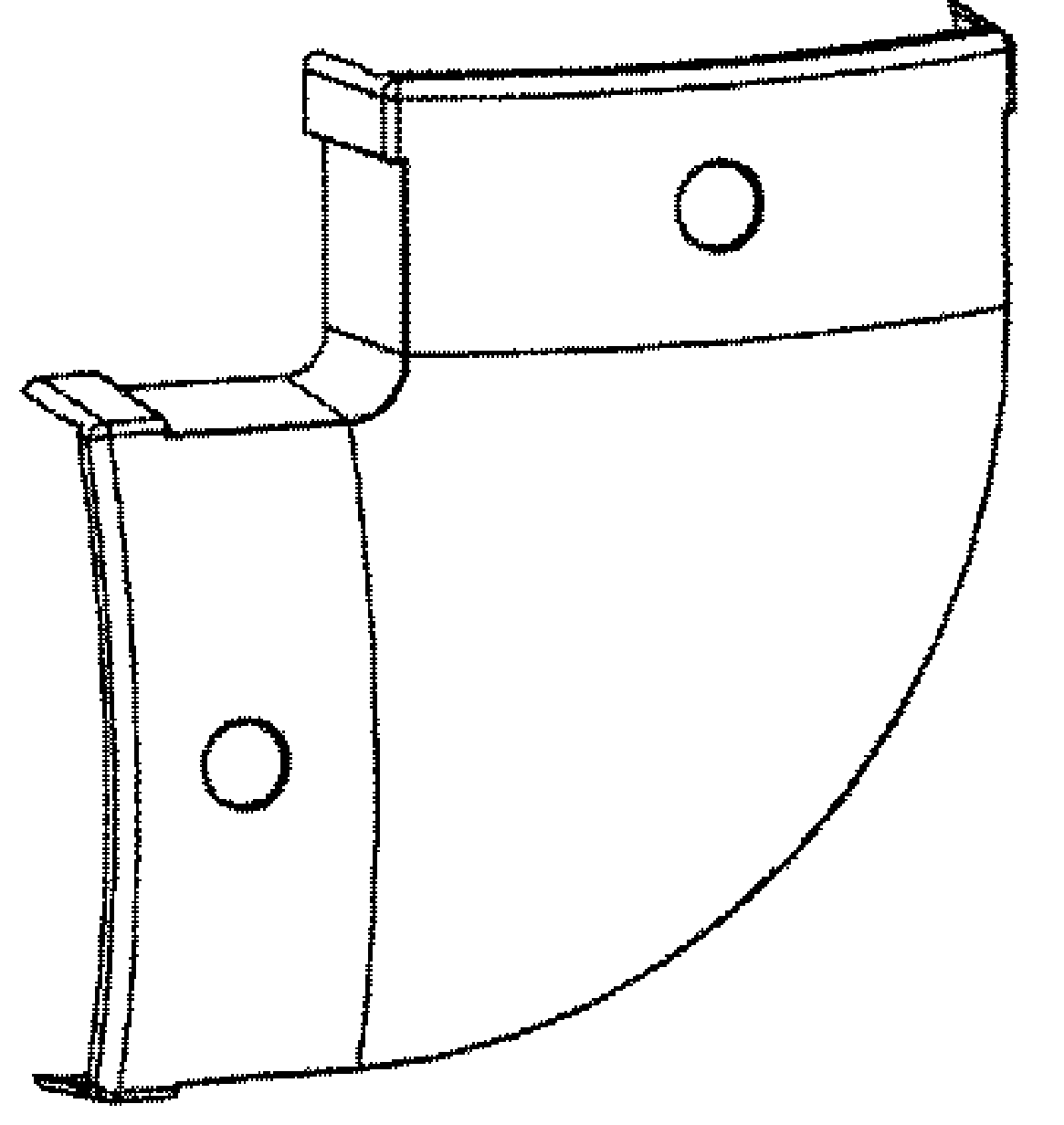 CANALPLAST - CANSMT128CILS ANG. PIANO 90 SIMMETRIS CILIEGIO S.DL3