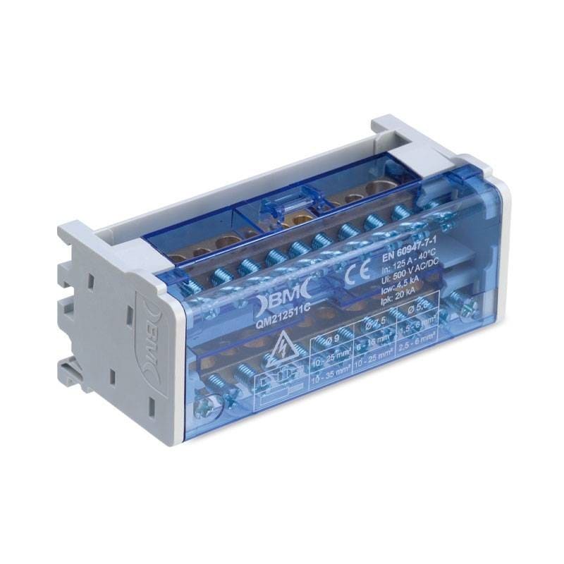 BM SPA BMMQM204017C RIPARTITORE 2POLI 40A 17CONNESSIONI