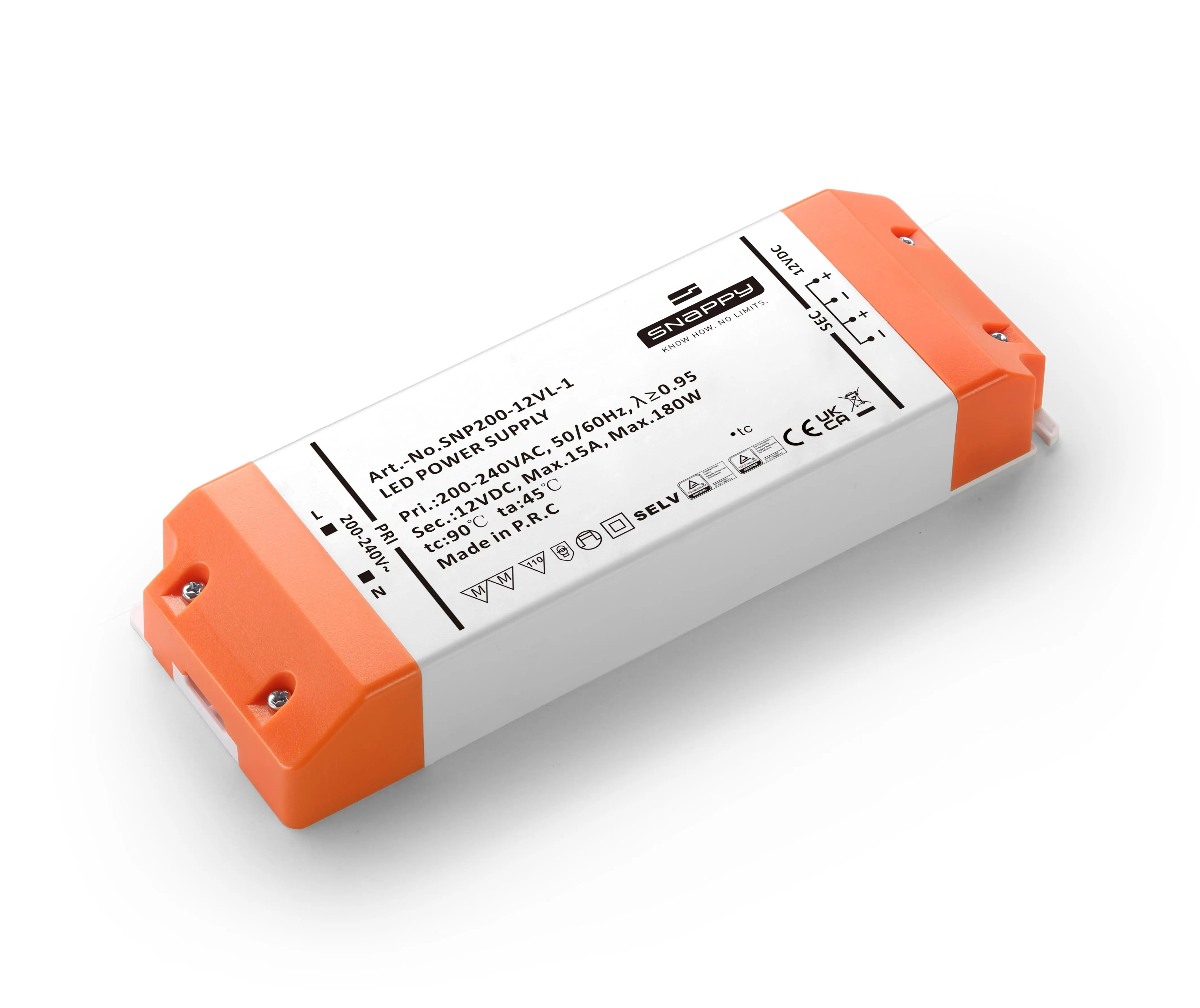 DIGIMAX SRL - DIXSNP200-24VL-1 DRIVER LED 24V 8.33A 180W L195XW67.1XH31