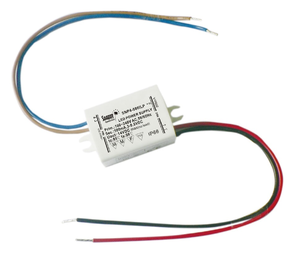 DIGIMAX SRL - DIXSNP4-500ILP DRIVER LED 500MA 4W L52.5XW26.8XH21MM IP