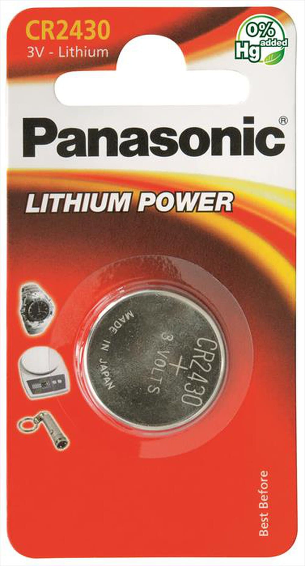 SICOM (PANASONIC) SNPP-CR-2430L/1BP PILA AL LITIO BOTT (BL 1)3 V