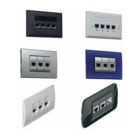 SCHNEIDER ELECTRIC SNRLEEXSGWSB ADATT.RJ45 GEWISS SYSTEM BLACK