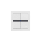 EELECTRON SPA - EEXSO04L02KNX-1 PULSANTE LITE 4 TASTI 8CH RGB BIANCO