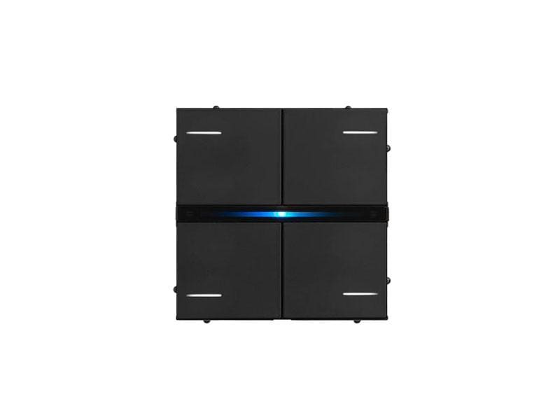 EELECTRON SPA - EEXSO04L02KNX-3 PULSANTE LITE 4 TASTI 8CH RGB NERO