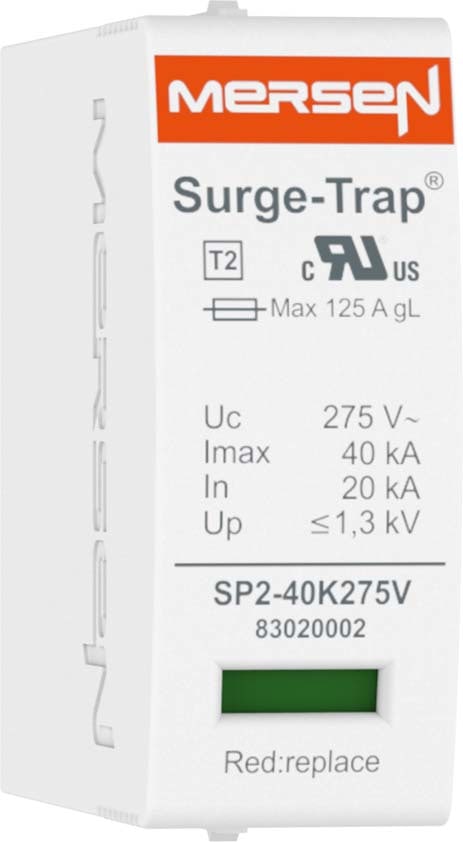 MERSEN ITALIA SPA XES83020002 CARTRIDGE T2,40KA,UC275V,