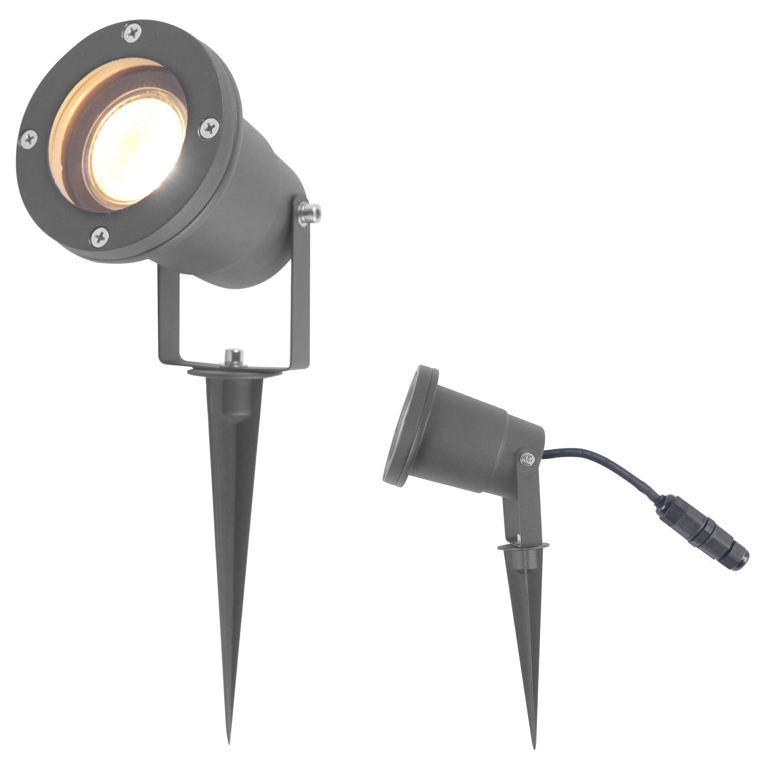 BOT LIGHTING SRL BTLSPIKY2 PICCHETTO IP65 1 XGU10 30CM CAVO INCLUSO
