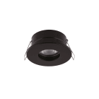 NOVALUX SPA - NOX112302.02 SPIRIT FRAME Ø83 NERO, 1xGU10 Ø51 max10W, Alluminio verniciato, Schermo in vetro. IP54