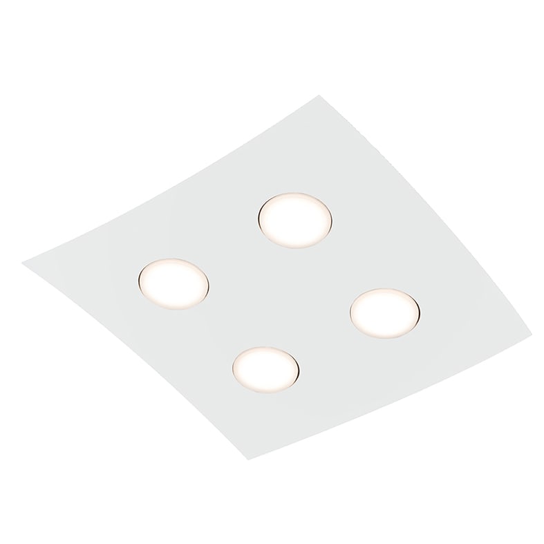 ROSSINI RSSSPN002B PLAFONIERA 4 ELEMENTI BIANCA GX53 IP20