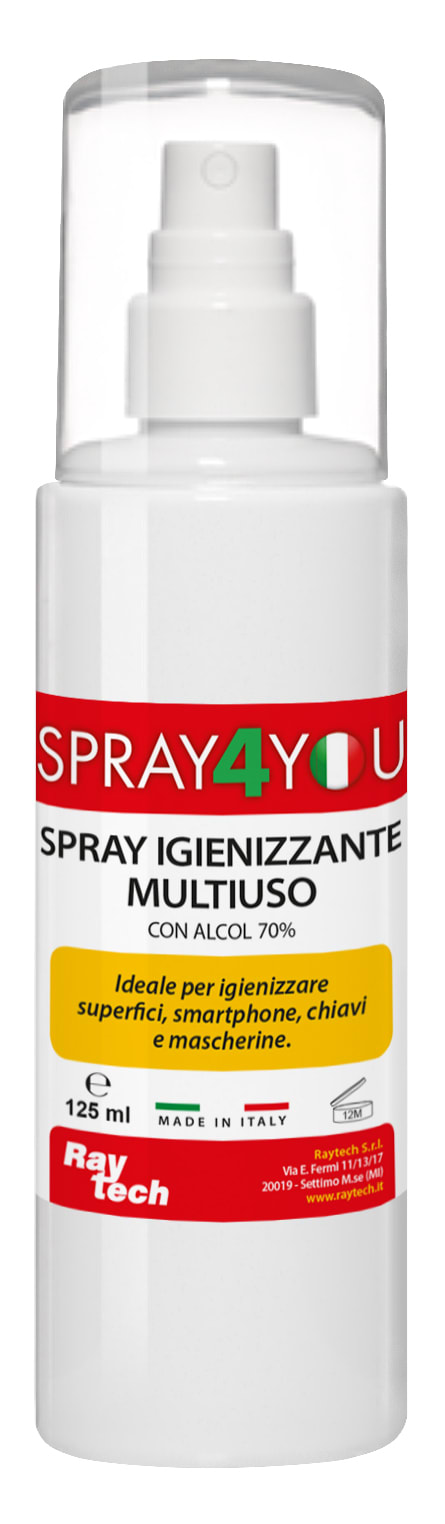 RAYTECH SRL RYTSPRAY4YOU-125 SPRAY4YOU 125ML IGIEN. SUPERFICI