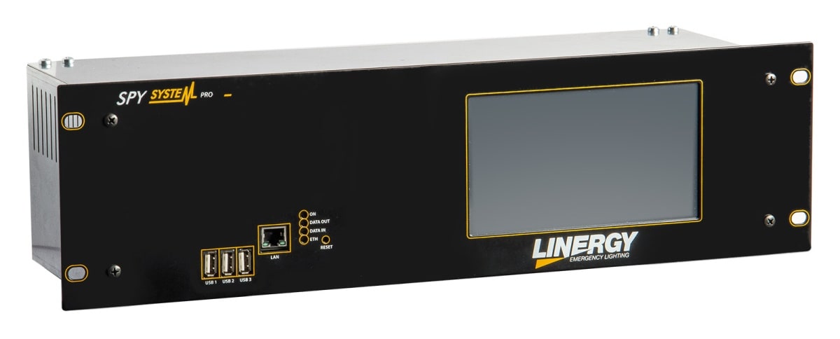LINERGY SRL LENSS1103 CENTRALE SPY SYSTEM RACK 19 4U CON DISP