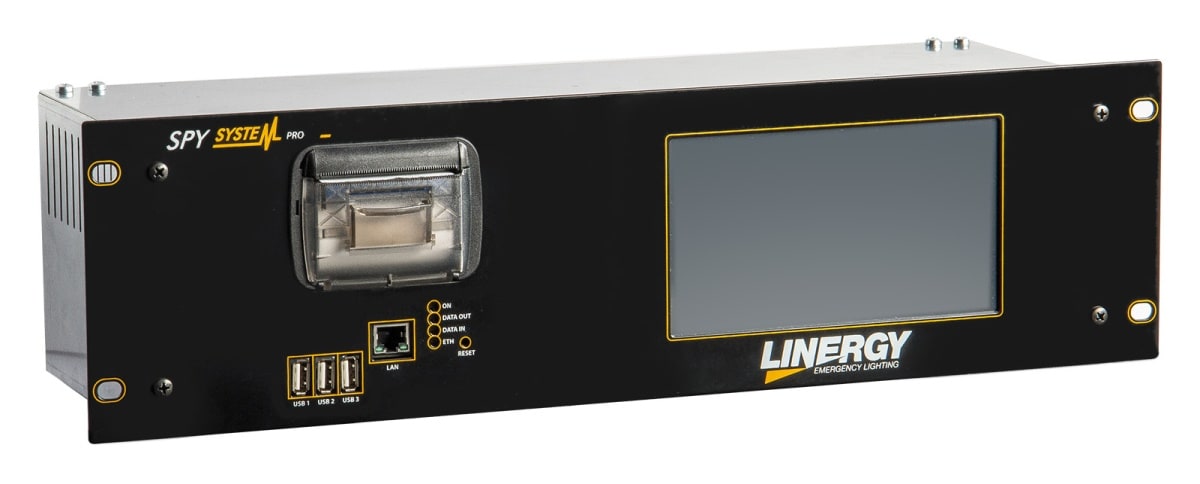 LINERGY SRL LENSS1104 CENTRALE SPY SYSTEM RACK 19 4U DISP.STA