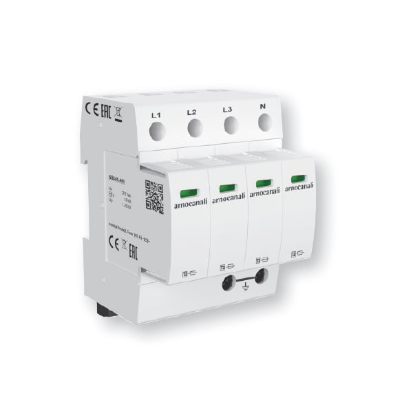 ARNOCANALI SPA - ARNSS440.4FI SCARICATORE FUSIBILE INTEG. T2 3+1P