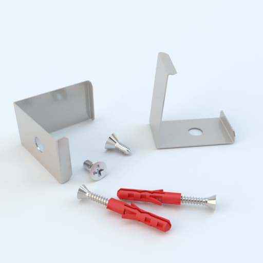 DIGIMAX SRL DIXSTA2020 2 STAFFE ACCIAIO GRIGIE CON VITI TASSELL
