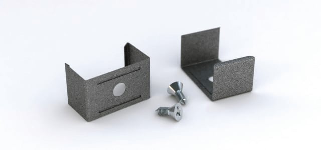 DIGIMAX SRL DIXSTE1910-N 2 STAFFE ACCIAIO NERE CON VITI TASSELLI