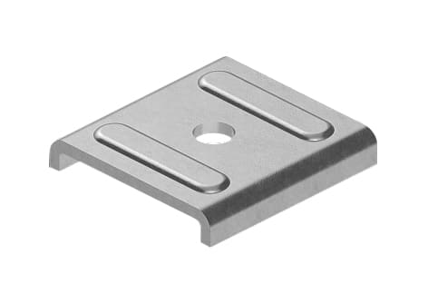 TEKNOMEGA SRL TKGSTF1131 PIASTRINA ELETTRO ZINCATA FORO D9MM